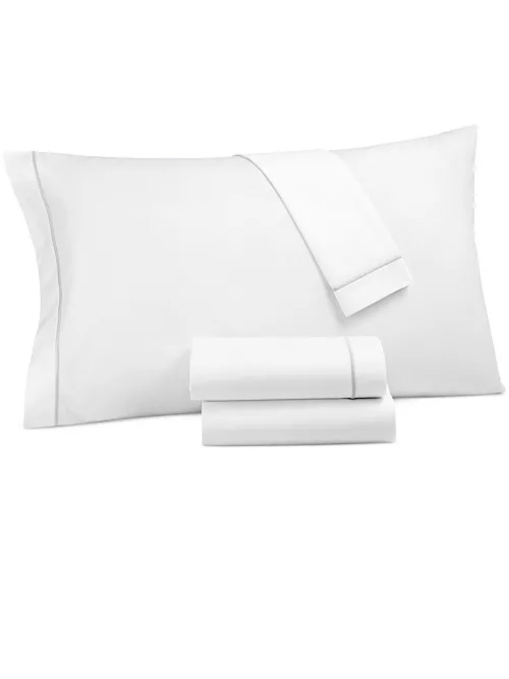 Hotel Collection Crisp White Sheet and Pillowcase Set